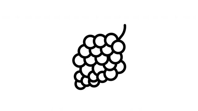 grapes animated icon