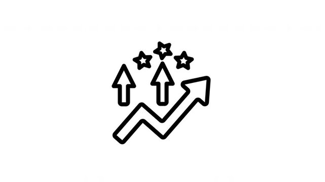 graph animated icon