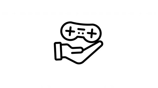 hand controller animated icon