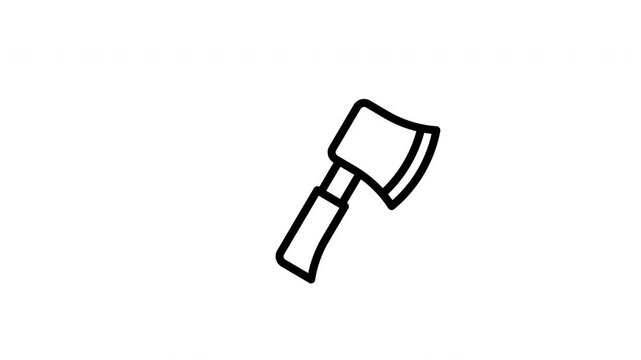 hatchet animated icon