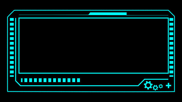 nice hd 4k hud recording frame in dark background images 16 to 9 ratio