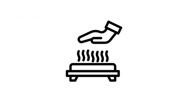 hot surface animated icon
