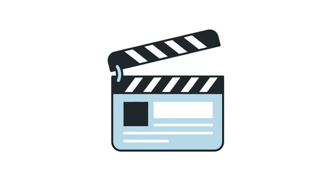 Film clapperboard for movie production and cinema industry