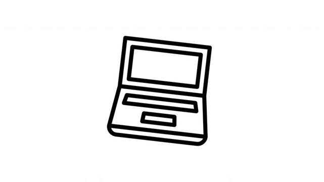 laptop animated icon