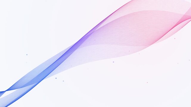 Abstract AI Harmonic Ribbon Flow Dynamic Loop Background Motion Graphic