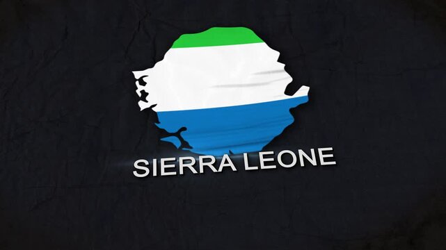 Sierra Leone Map Animation 4K
