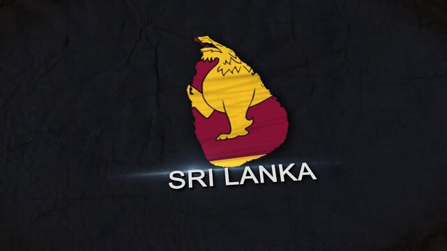 Sri Lanka Map Animation 4K