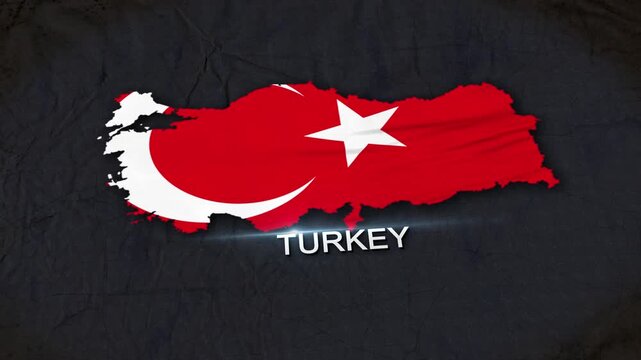 Turkey Map Animation 4K