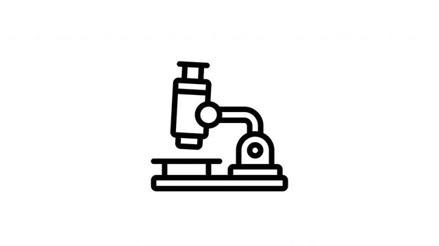 microscope animated icon