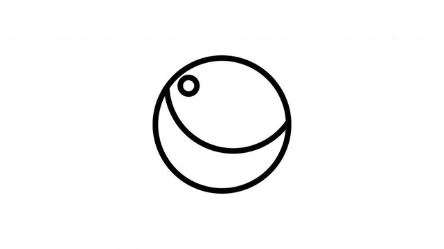 moon phases animated icon