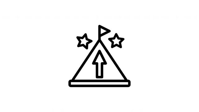 mountaintop animated icon
