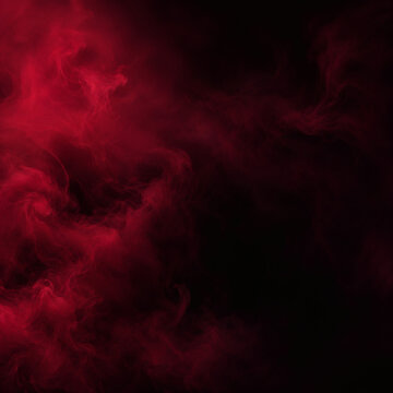 Dark crimson red smoke clouds dissolving into black, dramatic luxury abstract atmosphere
