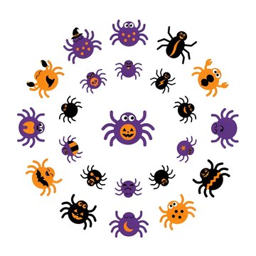 Colorful Spider Parade