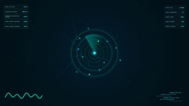 Futuristic Technology Interface with Graphs.