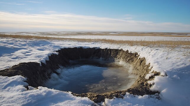 Impact of global warming on permafrost thawing and its contribution to greenhouse gas emissions and climate change