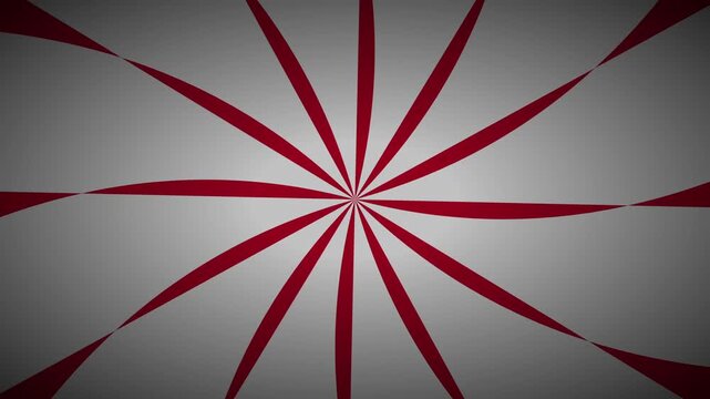 Indonesian Independence Day Celebration Background Featuring Abstract Rotating Red and White Sunburst Rays Representing the National Flag Colors