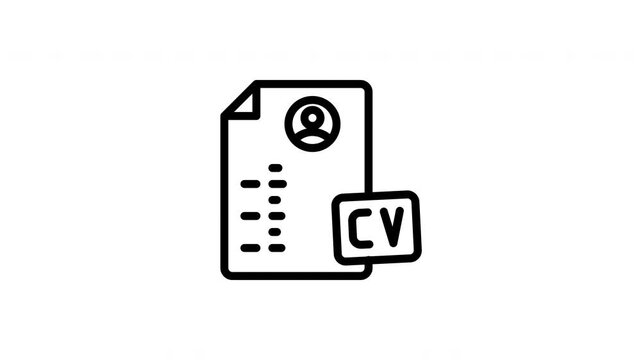 resume animated icon