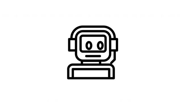 robot animated icon