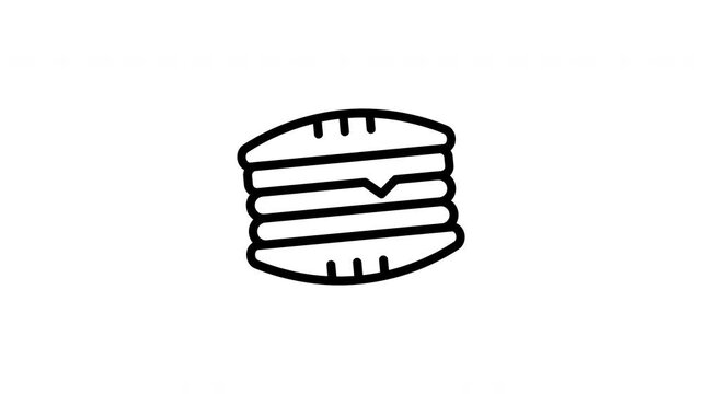 sandwich animated icon