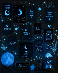 Fototapeta premium Design glow in the dark