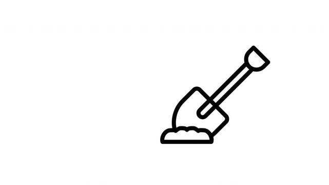 shovel animated icon
