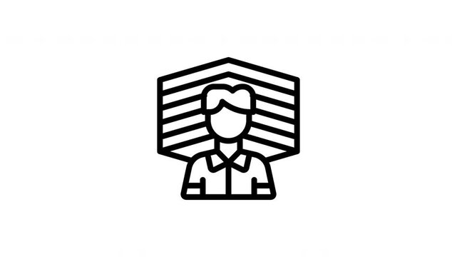 simulation animated icon