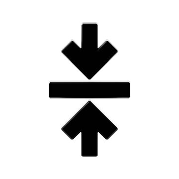3d icon align arrow