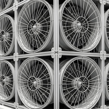 Abstract Industrial Air Filtration