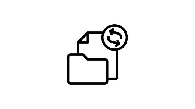 data sync animated icon