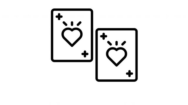 tarot card animated icon