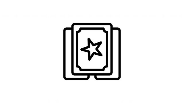 tarot spread animated icon