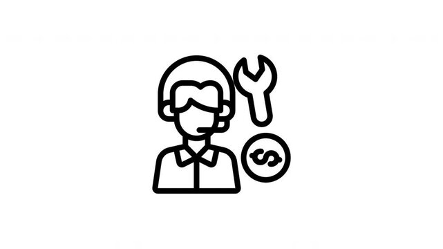 tech support animated icon