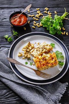 Golden Baked Beef Macaroni And Cheese Casserole
