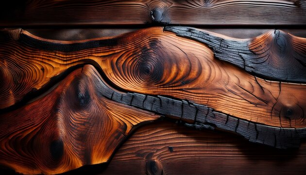Burnt Wooden Board Texture Sho Sugi Ban Yakisugi Is A Traditional Japanese Method Of Wood Preservation