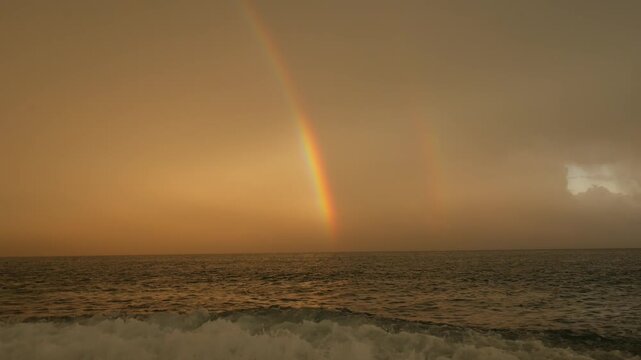 Voltri sunset beach sea