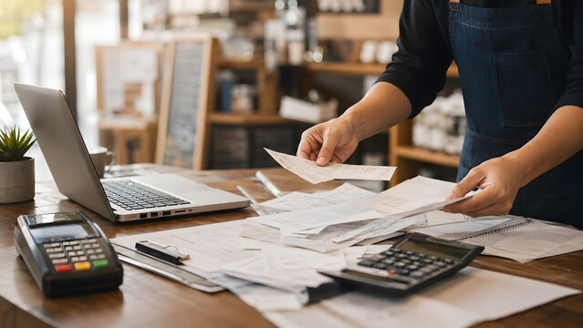 Busy Small Office During Tax Season