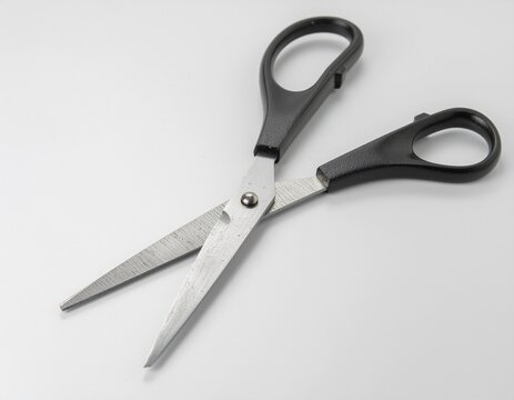 scissors on white background
