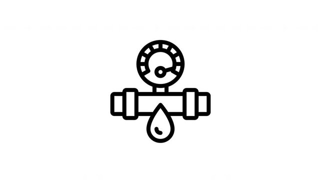 water meter animated icon