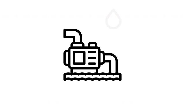 water pump animated icon