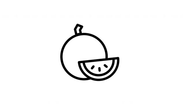 watermelon animated icon