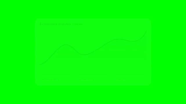 Modern E-commerce Performance Tracking UI Animation with Positive Financial Growth Statistics