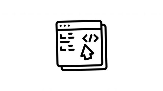 webpage animated icon