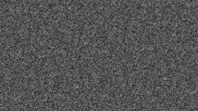 Television screen animation layers project monochrome static noise textures across dark spaces. Broadcast distortion video transitions benefit from this. Pixels flash.