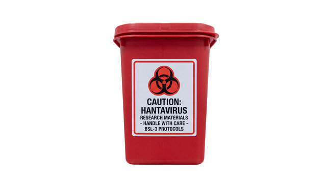 red plastic container