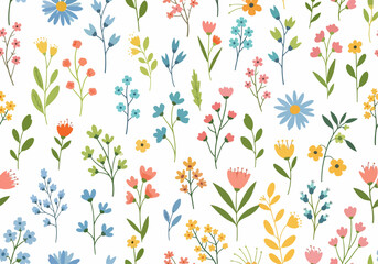 Memory flower pattern background vector unforgettable striking design © Botanic