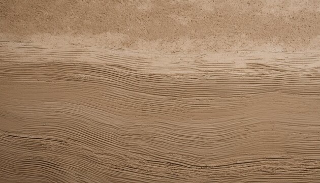 A Horizontal Taupe Rammed Earth Texture Tile Featuring A Grainy Surface With Subtle Horizontal Banding And Natural Variations In Brown And Beige Tones For A Minimalist Background