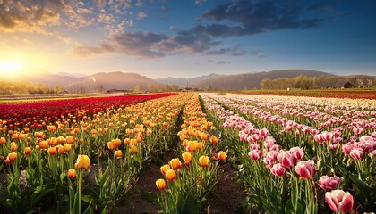 Obraz premium Field Of Tulips