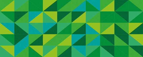 Fototapeta premium Colorful mosaic. Abstract background with triangle pattern looking like stained glass. Polygon pattern low poly triangle shape. Vector multicolored geometric gradient. Сrystalline structure, crystals