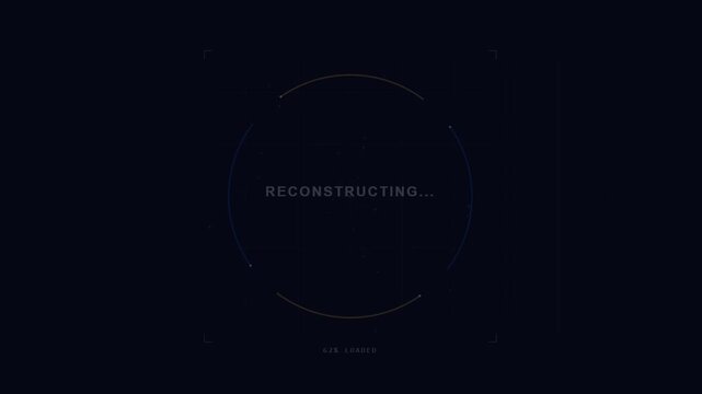 Digital System Boot and Data Reconstruction HUD Interface Loop