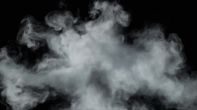 Wide White Smoke Cloud